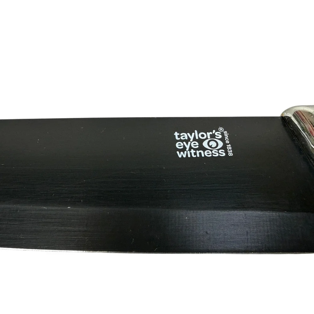 Taylor's Eye Witness 4-Piece Black Kitchen Knife Set Chef Paring Utility